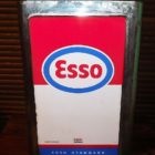 ANCIEN GRAND BIDON D’HUILE 20L. ESSO PULVÉRISATION.