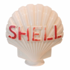 Globe coquillage Shell (lettrage rouge)
