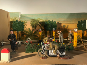 Diorama MIGNALU pompes essence