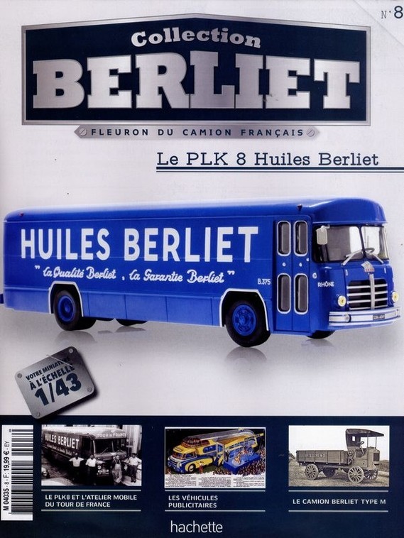 Livret "Collection Berliet : le PLK 8 Huiles Berliet"