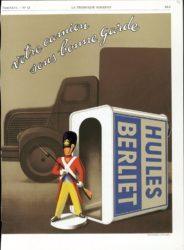 Publicité pour les Huiles Berliet