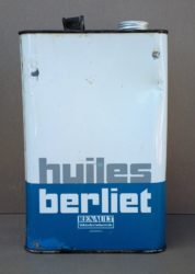 Bidon Huiles BERLIET MV 2 géoclimatique SAE 30/40
