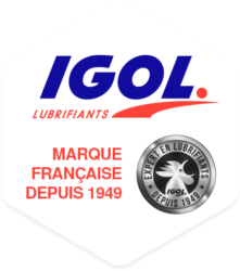 Badge IGOL : marque française depuis 1949