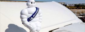 Mascotte Bibendum Michelin sur camion - 2017