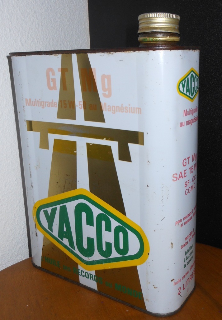 Huile YACCO Multigrade 15W50 au Magnésium