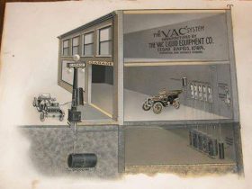 Publicité de 1915 pour la Vac Liquid Equipment Co.