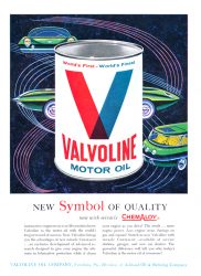 Réclame, huile Valvoline, de 1962