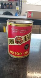 Gilmore Lion Head bidon d'huile