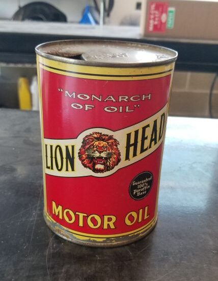 Gilmore Lion Head bidon d'huile