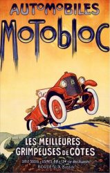 Affiche Automobiles Motobloc