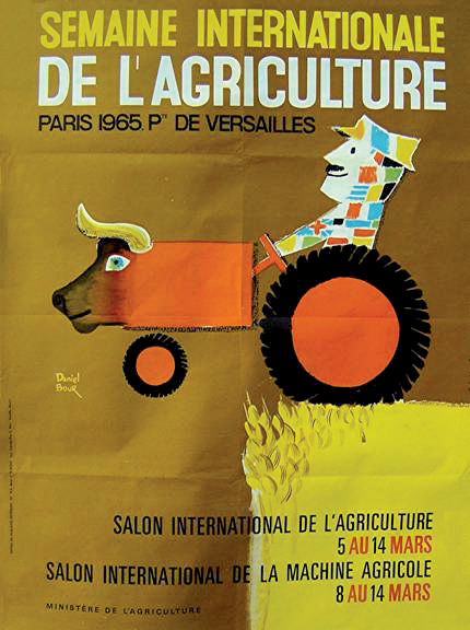 Affiche de la Semaine Internationale de l'Agriculture, 1965
