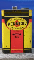 Bidon d'huile PENNZOIL