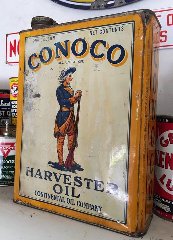 Bidon d'huile Conoco