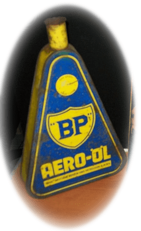 Bidon d'huile BP AERO-OIL