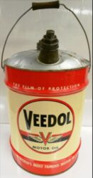 Bidon VEEDOL, avec bec