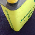 Ancien bidon d'huile BP AVIATION OIL 65