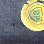 Ancien bidon d'huile BP AVIATION OIL 65