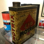 Ancien bidon huile CIP Motrix oil can (2/2)