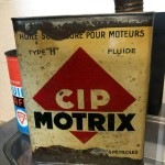 Ancien bidon huile CIP Motrix oil can (1/2)