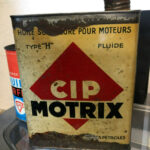 Ancien bidon huile CIP Motrix oil can (1/2)
