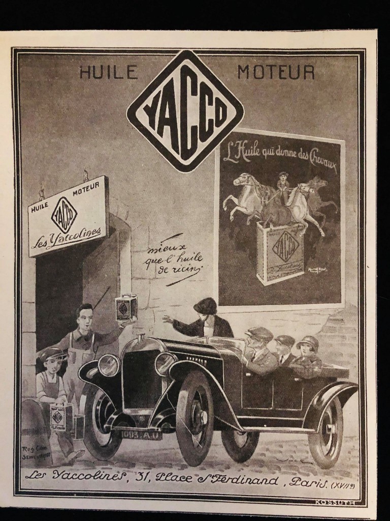 Publicité "Les Yaccolines"