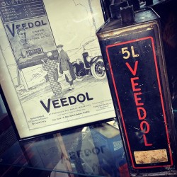 Bidon veedol 5l très rare ainsi que publicité d’époque original 1925 (2/3)