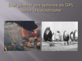 Etat des sphères de GPL Feyzin