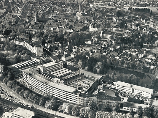 Kienzle Apparate GmbH company site in Villingen (c. 1965)