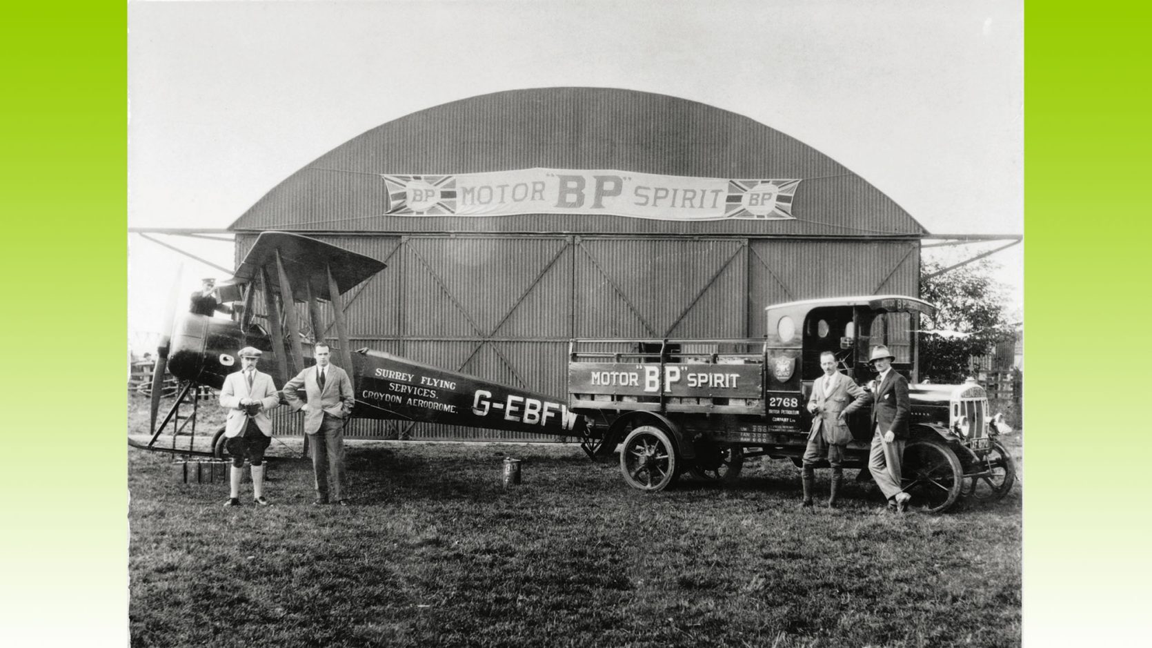 Unité de ravitaillement BP Aviation Service (Gloucester, Royaume-Uni, 1928)