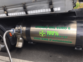 Réservoir GNL de camion norme Euro 6," 100% pure energy"