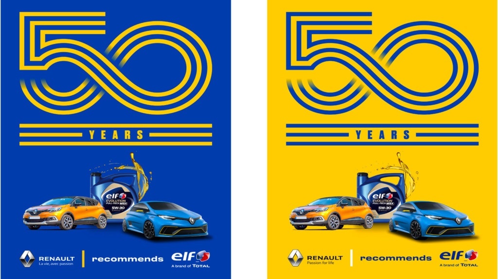 Elf , Renault : 50 years