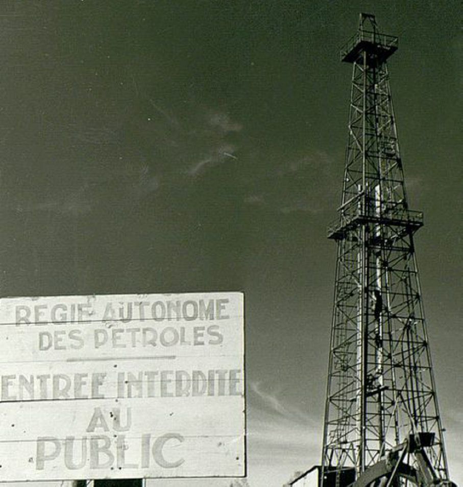 1939, découverte du gisement de gaz de Saint-Marcet