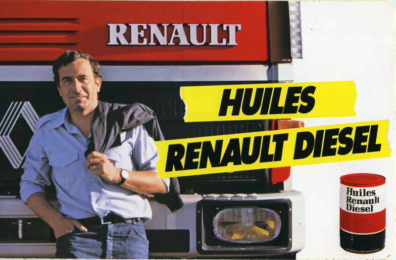 Pub Huiles Renault Diesel 1980