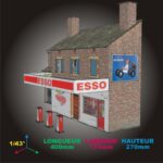 GARAGE ESSO (© maquettes-decors-patrice-gregoire.fr)