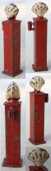 Pompe rouge "Shell" (GB) années 40 (© amlgc17.fr)