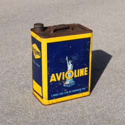 Bidon Avioline Willoil avec statue de la liberté (© 20th.ch)