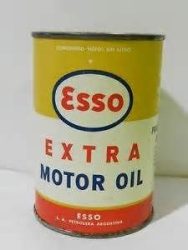 Esso Motor Oil "EXTRA" / jaune (© pinterest.fr).