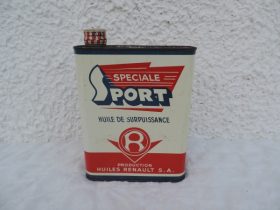 Bidon d'huile Renault Spéciale sport (© rouleetvintage.net)