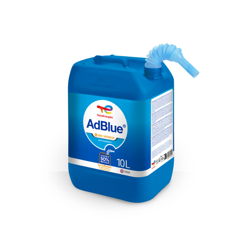 Bidon AdBlue® 10 litres (bleue) (© totalenergies.fr)