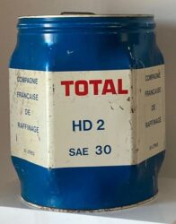 Bidon/fût (20L) Total "HD 2" (© catawiki.com)