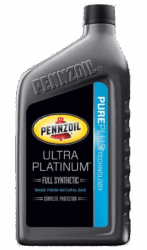 Bidon d'huile « ULTRA PLATINUM » par PENNZOIL (© fr.pinterest.com)