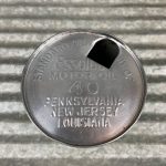 Bidon rond Essolube (© etsy.com)