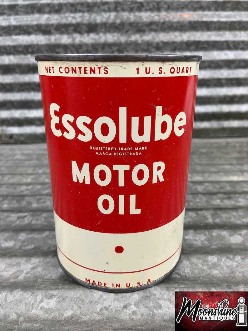 Bidon rond Essolube (© etsy.com)