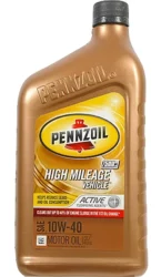 Huile moteur PennzOIL® pour véhicules à haut kilométrage (© ccdwholesale.com)