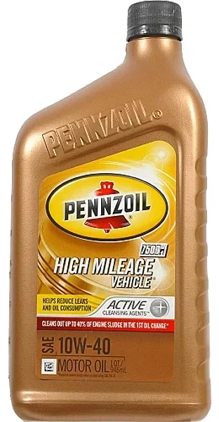 Huile moteur PennzOIL® pour véhicules à haut kilométrage (© ccdwholesale.com)