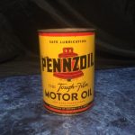 Ancienne boite d'huile Pennzoil (© ebay.com)