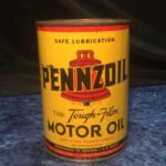 Ancienne boite d'huile Pennzoil (© ebay.com)