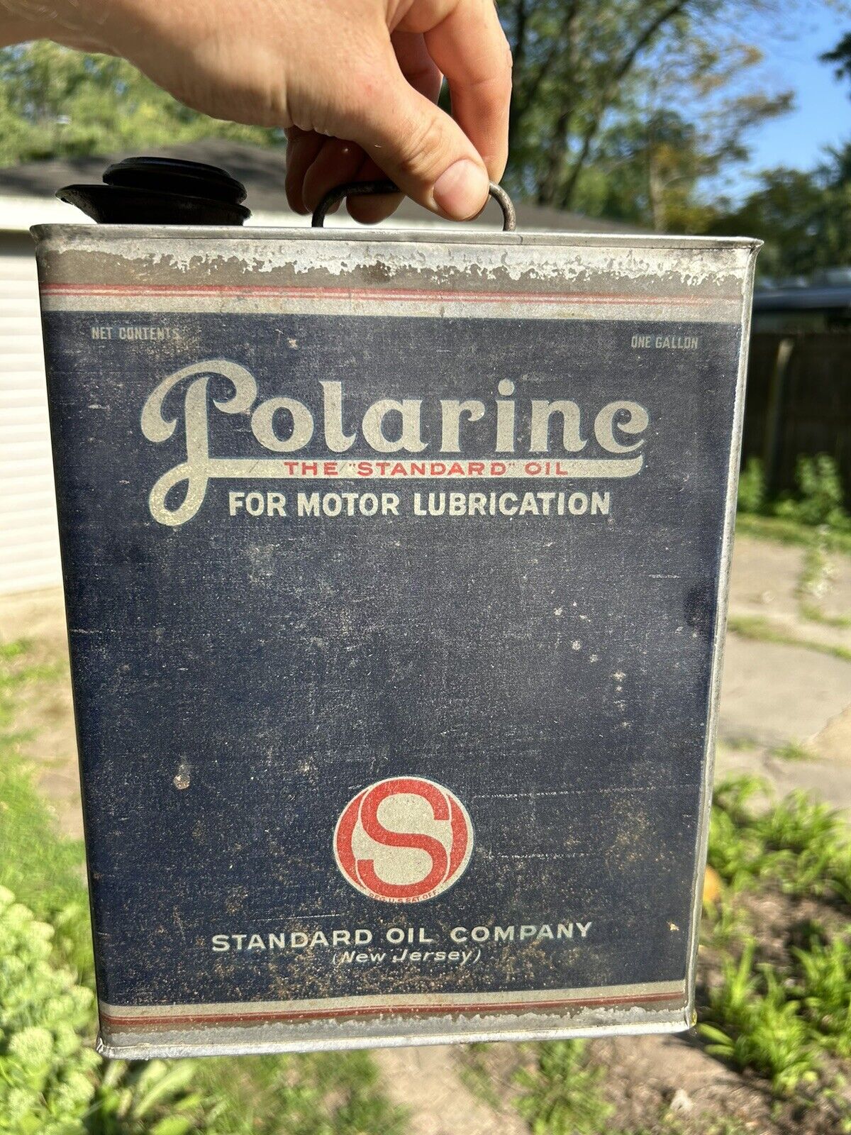 Grand bidon d'huile Polarine (©ebay.fr)