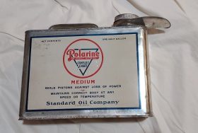 BOÎTE VINTAGE HUILE POLAIRE STANDARD DEMI-GALLON (© ebay.fr)