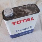 Ancien Bidon d'Huile TOTAL 2 temps Z (© ebay.fr)